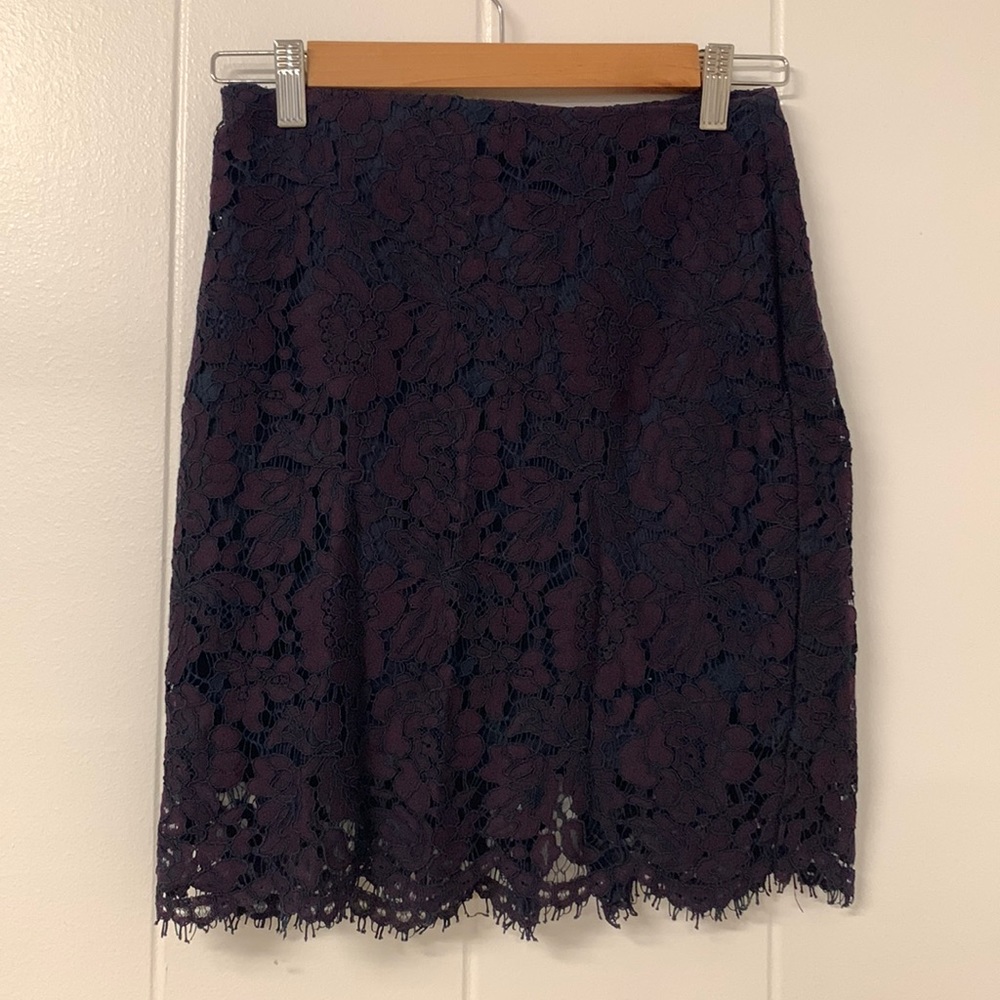 Banana Republic Petite 00 blue plum